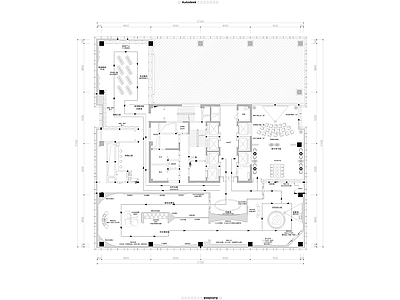 现代其他工装空间 展厅空间 文化 平面图