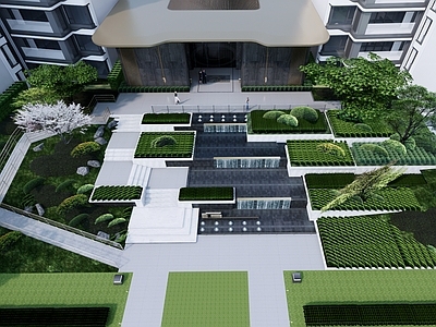 现代售楼处建筑 现代景观售楼处 入口示范区 小区景观入口 住宅景观大区 景观活动场地