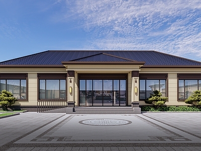 新中式中式乡村民房 乡村自建房