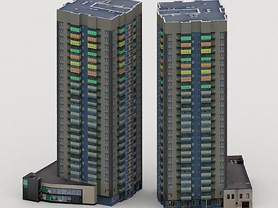 现代其他公共建筑 房子楼房