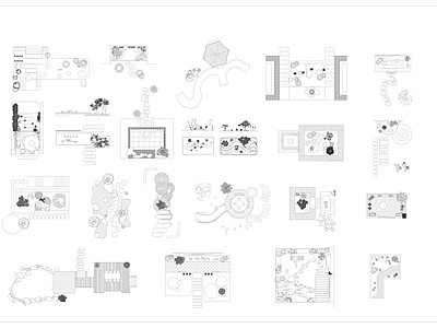 现代综合景观图库 景观图库 施工图