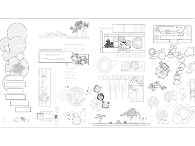 现代综合景观图库 景观图库 施工图