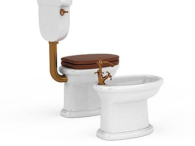 现代马桶组合