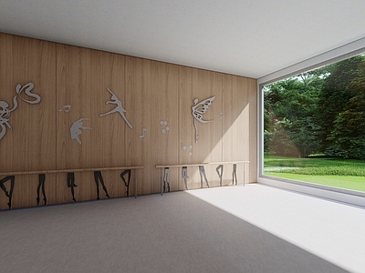 现代简约背景墙 跳舞教室背景墙 跳舞教室 跳舞元素背景墙 教室背景墙 跳舞房背景墙