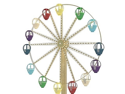 现代娱乐器材 儿童娱乐设备摩天轮