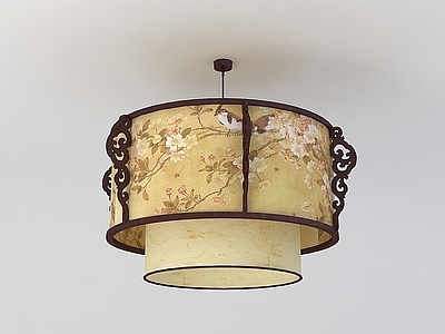 现代封闭式厨房 中式餐厅吊灯