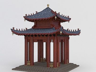 现代其他景观小品 亭子