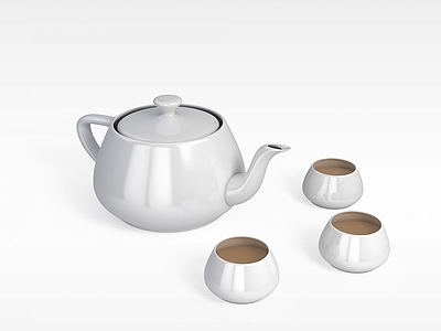 现代麻将桌 瓷制茶具