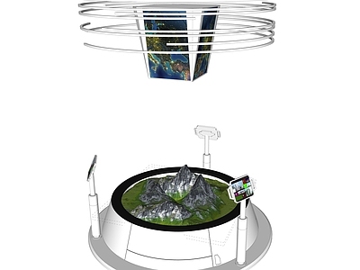 现代艺术装置 现代地形沙盘 展馆沙盘 沙盘 展馆地形智能沙盘 沙盘展示