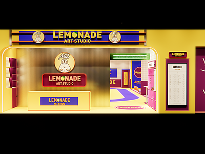 现代奶油门头 多巴胺门头 宠物店门头 玩具店门头 运动场门头 创意设计