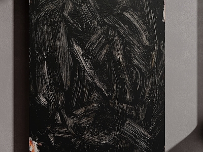 极简新中式挂画 油画 黑白挂画 书房挂画 茶室挂画 客厅挂画