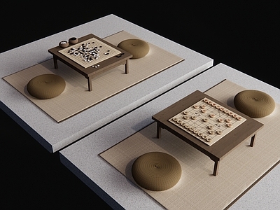 现代新中式其他桌子 棋桌 围棋 象棋 下棋