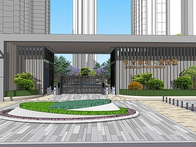 其他景观 迎宾花坛详图 施工图