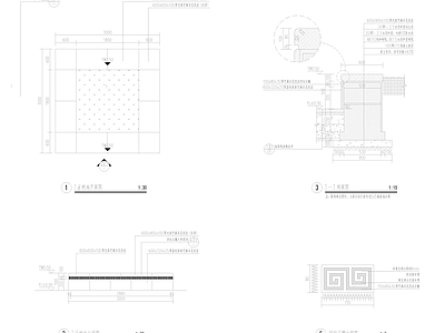 其他景观 树池通用图 施工图