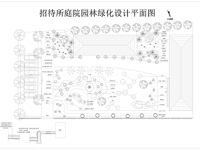 景观平面图 景观设计平面 施工图