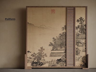 新中式屏风 新中式屏风 宋式风隔断