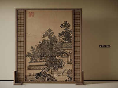 新中式屏风 新中式屏风 宋式风隔断