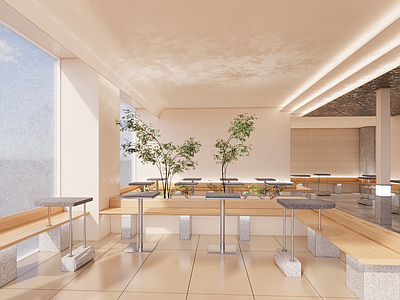 现代新中式奶茶店 奶茶店 咖啡店 甜品店