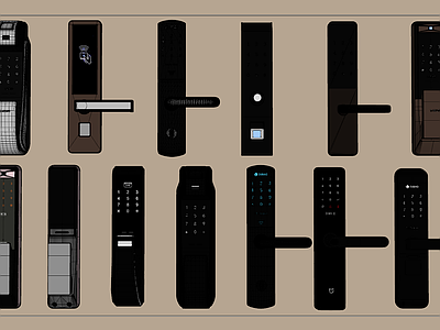 锁 钥匙 门锁 密码锁