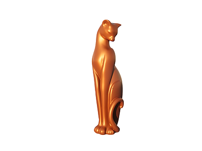 现代轻奢其他摆件 现代抽象摆件 猫咪