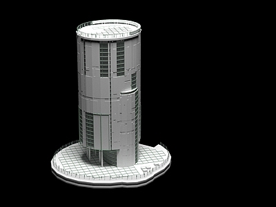 现代艺术风格建筑 未来科技感建筑