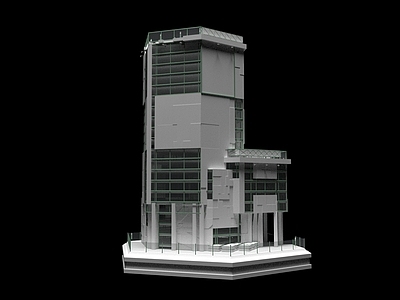 现代艺术风格建筑 未来科技感建筑