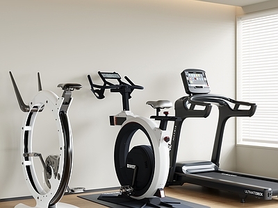 现代简约健身器材 现代健身器材 跑步机