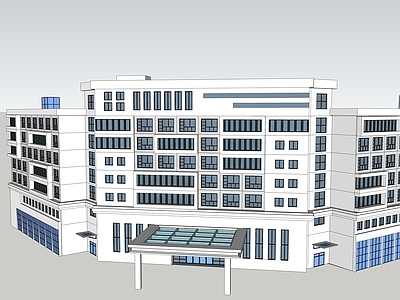 现代酒店建筑 多层酒店建筑