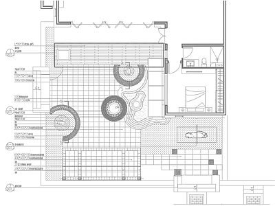 新中式中式其他景观 中式别墅庭院 施工图