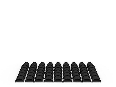 现代其他景观小品 瓦片