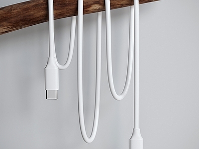办公用品 树枝缠绕数据线 木头树枝树干 数据线USB 数码产品 电商产品