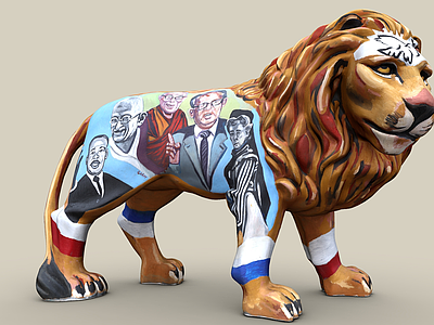 其他动物 狮子座 狮子雕塑 狮子彩绘 狮子会