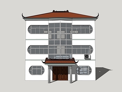 新中式乡村民房 乡村自建房 民居建筑 民房建筑