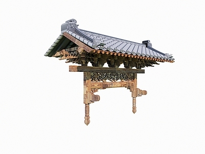 中式屋檐 古建屋檐 房檐 屋檐挂瓦
