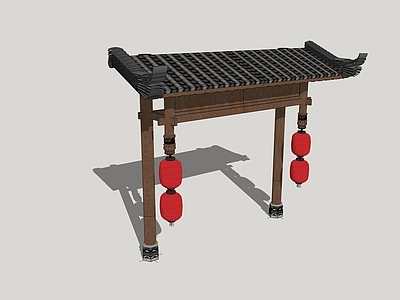 新中式屋檐 古建屋檐 房檐 屋檐挂瓦