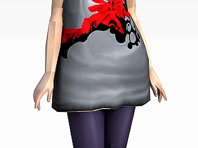 现代女模特