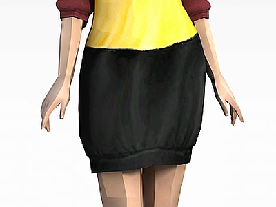 现代中年女模特