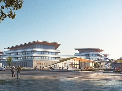 现代其他公共建筑 游客中心