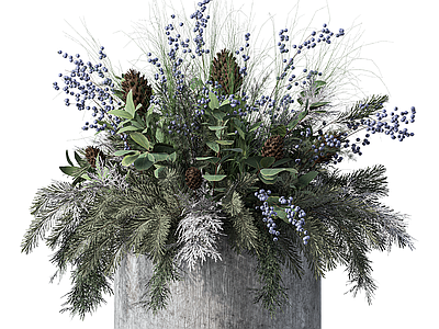现代侘寂花艺 花瓶 花艺 花束 插花