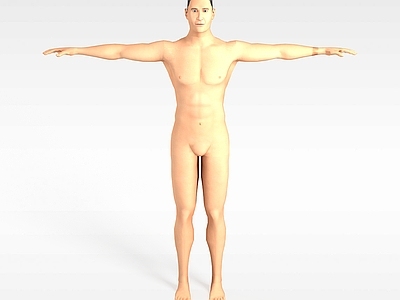 现代虚拟人物 男人模特