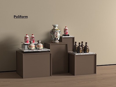 商展器材 展柜 展示柜 展台 酒