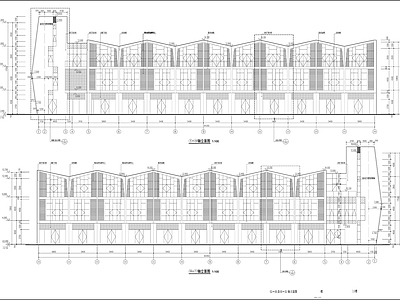现代其他商业建筑 沿街商业楼 多层商业街 施工图