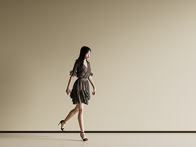 女人 现代休闲人物 虚拟人物 女人 现代休闲美女