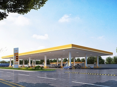 现代加油站 现代 加油站 加气站