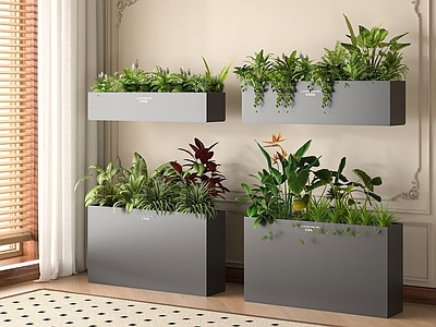 花箱 户外花箱 植物堆 绿植花箱