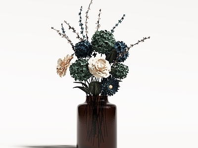 现代意式花艺 现代花瓶 玫瑰花花瓶