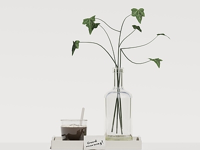 现代极简花艺 现代花瓶