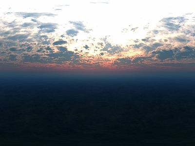 现代天空HDR 高空 夕阳 傍晚 黄昏 黄昏HDR