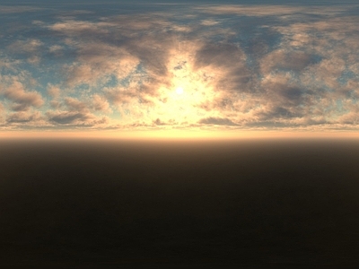 现代天空HDR 黄昏HDR 傍晚 夕阳 高空