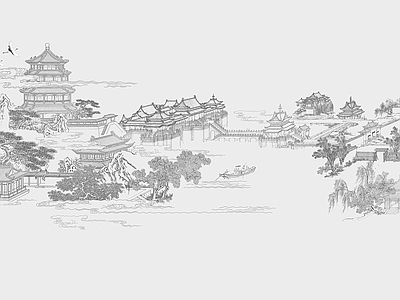 新中式中式硬包 中式纹理壁布 布艺硬包 硬包图案 艺术硬包 硬包背景墙